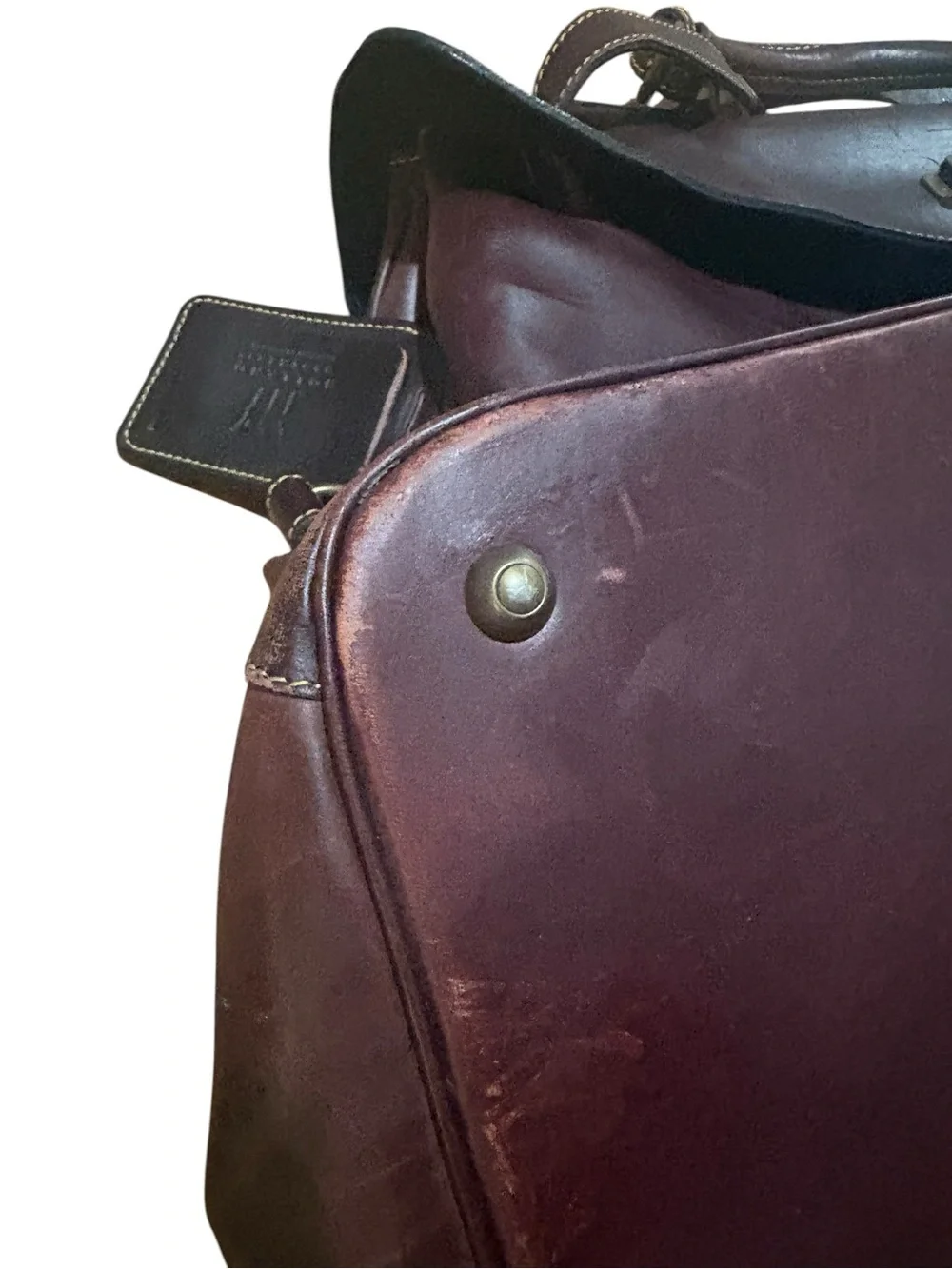 Vintage Holland Brothers Leather Polo Bag